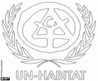 Logo UN-HABITAT. Programma delle Nazioni Unite per gli Insediamenti Umani