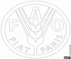 Logo della FAO, Organizzazione per l'Alimentazione e l'Agricoltura delle Nazioni Unite