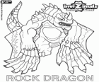 Rock Dragon. Invizimals Le creature ombra. I draghi di rocchia vivono nei crateri dei vulcani