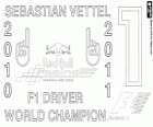 Sebastian Vettel, pilota di F1 campione del mondo nel 2010 e 2011 con la Red Bull Racing