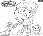 Strawberry Shortcake, Fragolina Dolcecuore con i suoi animali