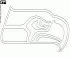 Seattle Seahawks logo, squadra di calcio in Occidente NFC Division, Seattle, Washington
