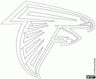 Logo per Atlanta Falcons, squadra di calcio americano dal Sud NFC divisione, Atlanta, Georgia