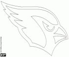 Logo della Arizona Cardinals, il football americano nella divisione franchising NFC West. Glendale, Arizona