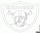 Logo Oakland Raiders, squadra di calcio americano della West Division AFC, Oakland, California
