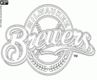 Logo di Milwaukee Brewers, squadra di baseball nella Central Division della National League, Milwaukee, Wisconsin