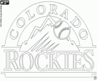 Logo de Colorado Rockies, squadra di baseball della National League Division ovest, Denver, Colorado