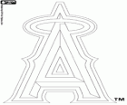 Logo de Los Angeles Angels of Anaheim, squadra di baseball nella Lega Americana Divisione Ovest, Anaheim, California