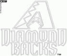 Logo Arizona Diamondbacks, squadra di baseball professionisti della divisione ovuest National League, Phoenix, Arizona