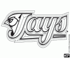 Logo de Toronto Blue Jays, canadese squadra di baseball della Divisione Ovuest Lega americana, Toronto, Ontario, Canada