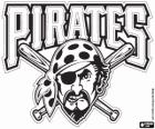 Logo Pittsburgh Pirates, squadra professionale di baseball con sede a Pittsburgh, in Pennsylvania. National League Central Division