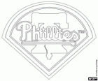 Logo Philadelphia Phillies, squadra della Major League Baseball, National League Eastern Division. Filadelfia, Pennsylvania