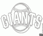 Logo San Francisco Giants, squadra di baseball della Lega Nazionale Divisione Occidente, San Francisco, California