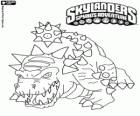 Skylander Bash, il dinosauro formidabile. Skylanders Terra 