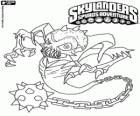 Skylander Ghost Roaster, una creatura che mangia i fantasmi cattivi. Skylanders Morti viventi