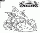 Skylander Gill Grunt, una creatura che non lascia mai sfuggire la preda. Skylanders Acqua