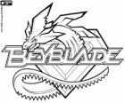 Logo di Beyblade con il drago