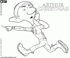 Un elfo di Natale dil film Il figlio di Babbo Natale - Arthur Christmas