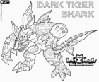 Dark Tiger Shark, ultima evoluzione. Invizimals Le Tribù Scomparse. Il lato oscuro dil signore degli Invizimals non è una creatura del male