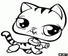 Littlest PetShop. Animali domestici nella giungla. Tigre Gatto