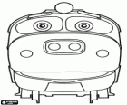 Bruno, una locomotiva diesel-elettrica da Chuggington