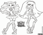 Clawdeen e Cleo sono amiche e rivale al Monster High