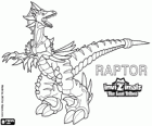 Raptor, ultima evoluzione. Invizimals Le Tribù Scomparse. Cacciatore pericoloso che è veloce, intelligente, aggressivo