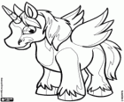 Uni da Neopets. L'unicorno alato