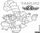 Tanuki, ultima evoluzione. Invizimals Le Tribù Scomparse. Invizimal potente con grande fiducia in se stessi