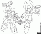 Metabee e Brass, Medabots appartenendo a Ikki ed Erika