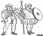 Soldati di fanteria dell'esercito dell'Impero romano, i Legionari