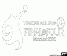 Logo Final Four 2012 Istanbul Euroleague di Pallacanestro