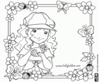 Holly Hobbie con coccinelle, farfalle e fiori