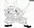 Puzzle Guerriero samurai