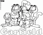 Garfield e i suoi amici Nermal, Odie, Arlene e Pooky