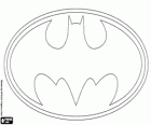 Il famoso logo di Batman, il pipistrello