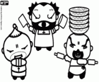 I tre chef, zii e i Guardiani di Pucca