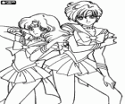 Sailor Neptune e Sailor Uranus