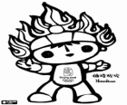 Huanhuan, la fiamma olimpica. Un'altra mascotte delle Olimpiadi estive di Pechino 2008