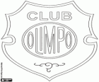 Insegne del Club Olimpo de Bahía Blanca. Squadra di calcio dell'Argentina