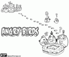 Uccelli, uova e maiali verdi in Angry Birds