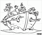 Rompicapo di Bibbia. Vecchio testamento. Tanakh. Puzzle dell'Arca di Noè