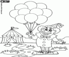 Clown con palloncini