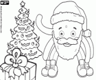 Pypus Babbo Natale e l'albero di Natale con regali