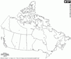 Mappa del Canada. Capitale: Ottawa. Paese situato nel Nord America tra gli oceani Pacifico, Artico e Atlantico. Il secondo più grande paese nel mondo