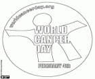 Logo della Giornata Mondiale contra il Cancro, 4 febbraio