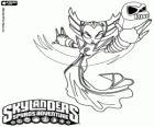 Skylander Hex, un elfo scuro femmina. Skylanders Morti viventi