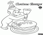 Curioso come George, Curious George con torta di compleanno