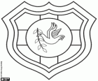 Logo della squadra nazionale di rugby di Tonga, Ikale Tahi. Emblema, la colomba bianca