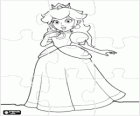 Rompicapo della Principessa Toadstool Peach, la principessa del Regno dei funghi